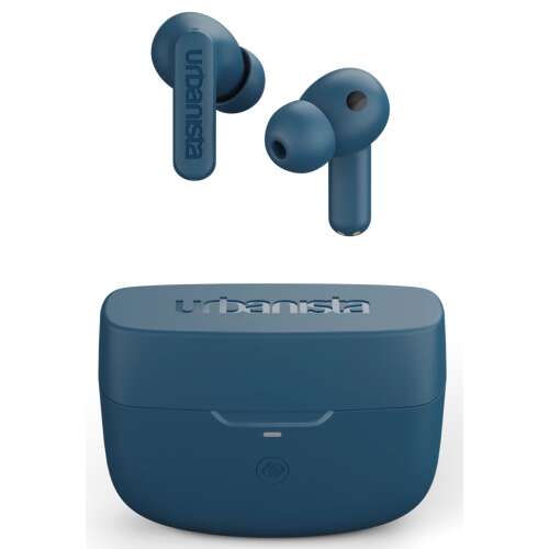 Urbanista Atlanta In-Ear Wireless Headphones, True Wireless, Bluetooth 5.2, Microphone, Mobile App, Touch Control, ANC, IPX4, Up to 8 Hours Playback, USB-C Charging, Blue