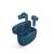 Urbanista Atlanta True Wireless Earbuds with Charging Case, Blue, angled view