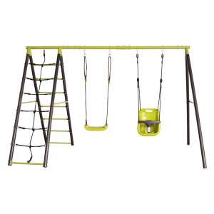 G21 Tacoma 2 fém kerti hinta szett létrával és két hintaüléssel - Kültéri hinta