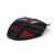 Esperanza EGM201R Wolf кабелна геймърска мишка, черно-червена, страничен изглед