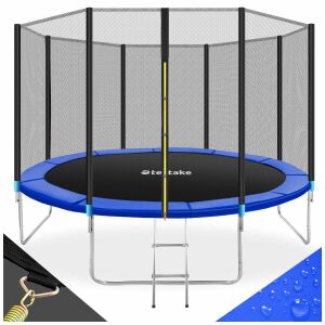 Trampolina z siatką zabezpieczającą 131673086 - Gry i sprzęt na świeżym powietrzu