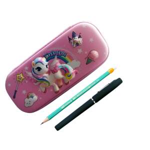 ZEQAS розов моливник с еднорог, с химикалка и молив - Държач за химикалки