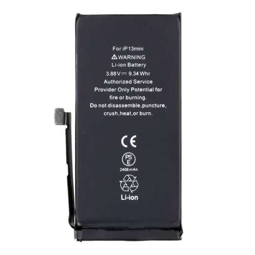 Akkumulátorok pro iPhone 13 mini 2406mAh Li-Ion (Tömeges)
