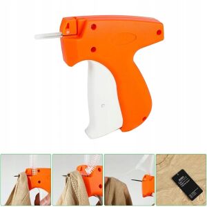 Ergonomikus, egy soros címkéző készülék védősapkával, olajzöld-fekete