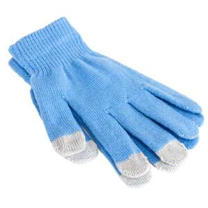 Kék érintőképernyős kesztyű okostelefonokhoz, táblagépekhez és más érintőképernyős eszközökhöz - Férfi kesztyű