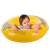 Yellow inflatable swim ring for toddlers, perfect for pool fun and learning to swim