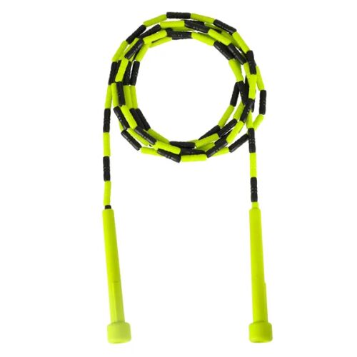 Green and black beaded jump rope for kids