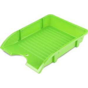 DONAU Solid light green plastic document tray, A4 size, for office and home use - Desktop Organizer