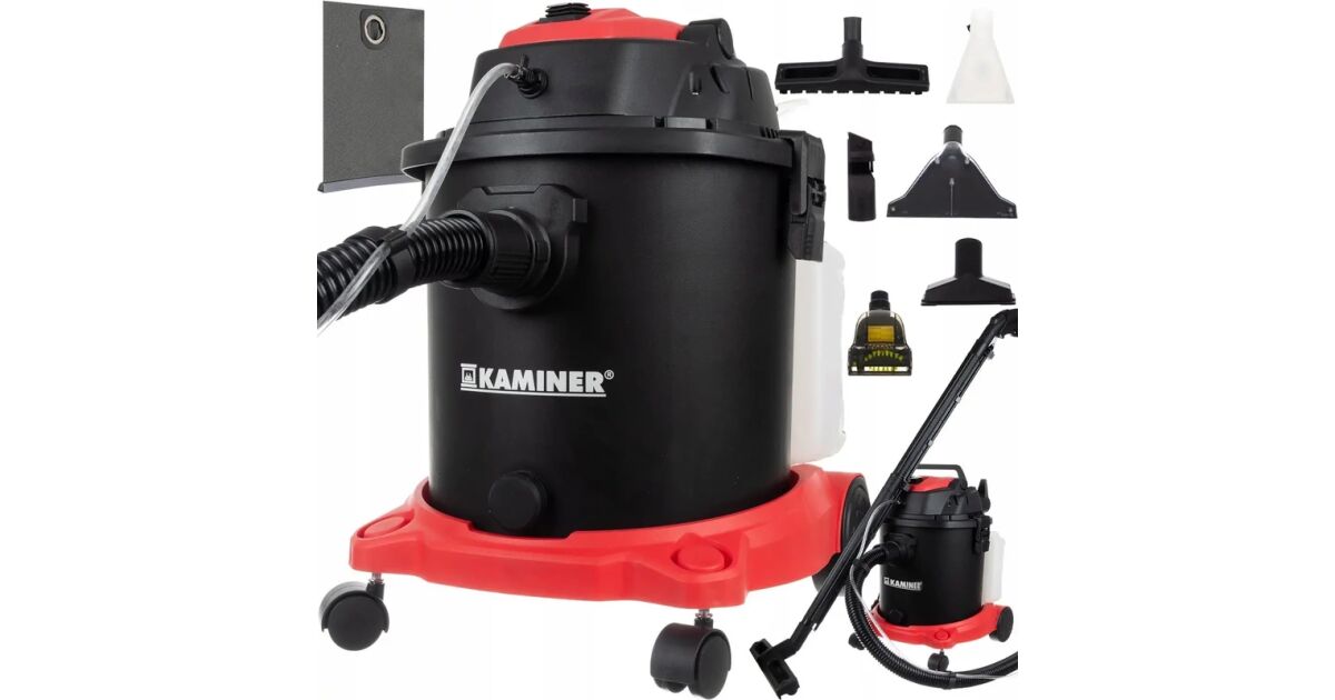 Kaminer Aspirator umed-uscat 3-în-1 cu filtru HEPA, 20l