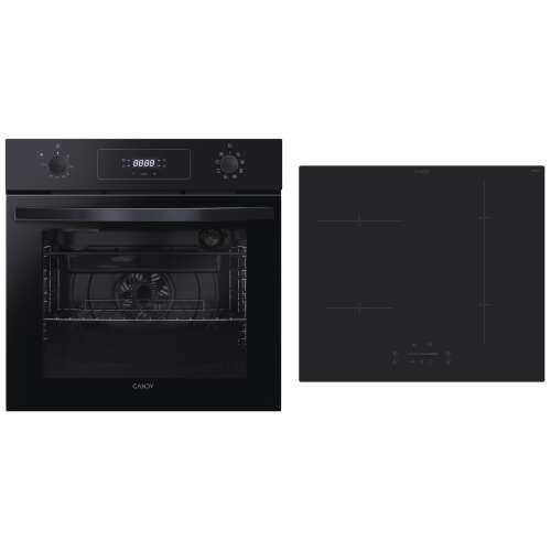 Candy PCI 25BCTP643C Einbau-Backofen und Kochfeld-Set, schwarz