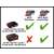 Einhell TE-OS 18/150 cordless delta sander dust extraction compatibility chart