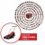 Einhell GE-CM 18/33 Li Akkumulátoros Fűnyíró, Piros-fekete 168307999