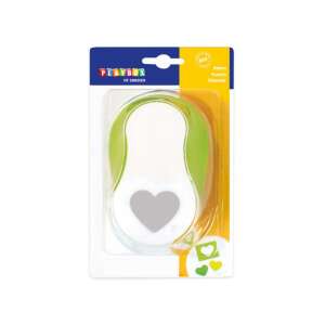 Playbox 5 cm-es szív alakú formalyukasztó, nagy szív alakú díszek készítéséhez papírból és kartonból, tökéletes Valentin-napra, anyák napjára, esküvői meghívók díszítésére és még sok másra - Playbox