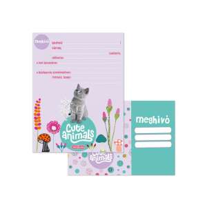 Ars Una: Animale drăgu?e - Kitten Kitten 10 bucă?i set de invita?ii cu plic 103152427 - Ars Una