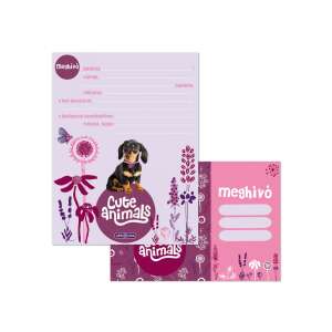 Ars Una: Animale drăgu?e - Catelus pisoi 10 buc invita?ie set cu plic 103152428 - Ars Una