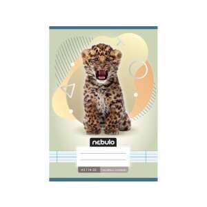 Nebulo A5-ös vonalas füzet első osztályosoknak leopárd mintával - Nebulo