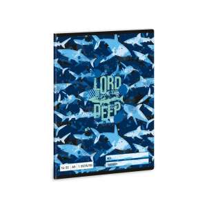Caiet Ars Una Lord of the Deep cu rechin, A5, clasa 1, liniat, 32 pagini - Ars Una