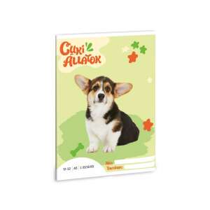 Ars Una Cuki Állatok - Welsh Corgi A/5 caiet cu linii pentru clasa a 3-a, caiet drăguț cu câine, articole școlare - Ars Una