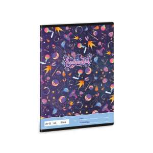 Ars Una Enchanted A/5 glattes Notizbuch mit Hexenmuster, 32 Seiten - Ars Una