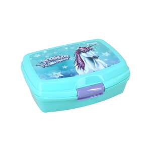 Spirit Dream a Little Dream Lunchbox mit Einhorn-Design, 550ml, blau - Füttern