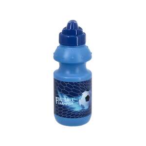 Blaue Football Champion Wasserflasche, 350ml, mit Fußball-Design - Füttern