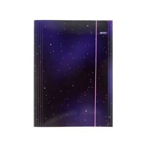Spirit A4 Ordner mit Sternenhimmel-Design in zartem Lila - Mappen & Ordner