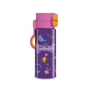 Ars Una Enchanted BPA-freier Wasserflasche, 475 ml, lila mit Eulen- und Blumenmuster - Füttern