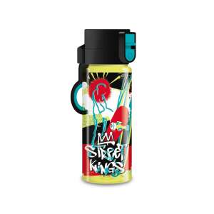 Ars Una Street Kings 475ml BPA-freie Wasserflasche mit Skateboard-Design - Füttern