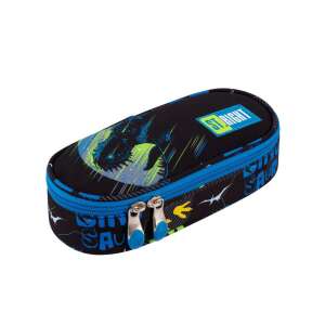 St.Right Trusa de creioane cu dinozauri, albastru, ovală, 23cm - Unipap Penare