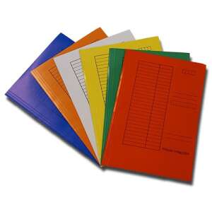 Különböző színű Pólyás iratgyűjtő mappák választéka, A4 méretben - Pólyás dosszié