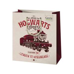 Green Grass Harry Potter Hogwarts Express Geschenktasche, mittlere Größe, mit rotem Zugdesign - Geschenkverpackungen