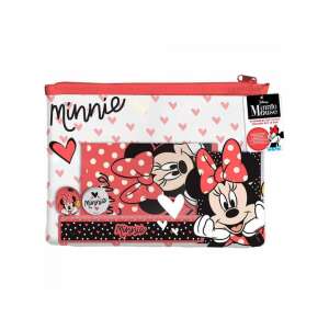 Minnie Mouse Schreibwaren-Set in einer PVC-Tasche mit Bleistiften, Notizbuch, Lineal und anderem Zubehör - Schreibwaren-Sets