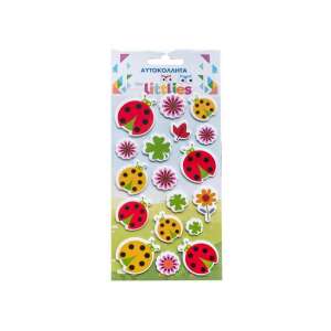 The Littlies 3D pufi matrica ív katicabogár és virág mintákkal - Luna