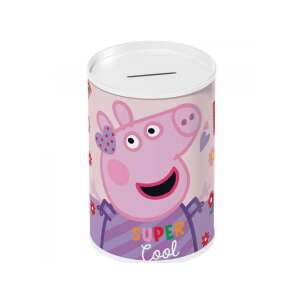 Pufă de metal Peppa Pig, roz, 10x15cm, design super cool - Peppa Pig