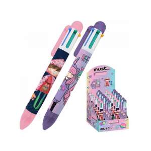 Luna 6 színű golyóstoll lányos mintával, többféle változatban, 1 db - Luna