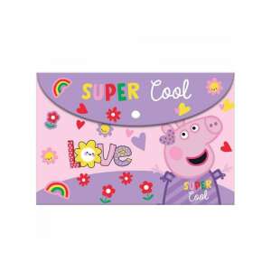Luna: Peppa pig patent plastic dosar dimensiune A/4 103153679 - Huse de protecţie acte