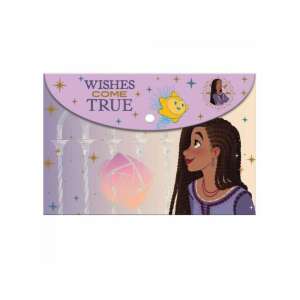 Luna Disney Wish Dorințele devin realitate Dosar din plastic A4 cu închidere cu clapetă - Huse de protecţie acte