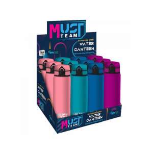 Luna: Schwarz... Edelstahl-Metall-Kanister 600ml in verschiedenen Farben 1St. 103153693 - Lebensmittel- & Getränkebehälter