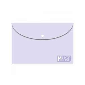 Dosar A4 din plastic liliac cu închidere cu buton - Huse de protecţie acte