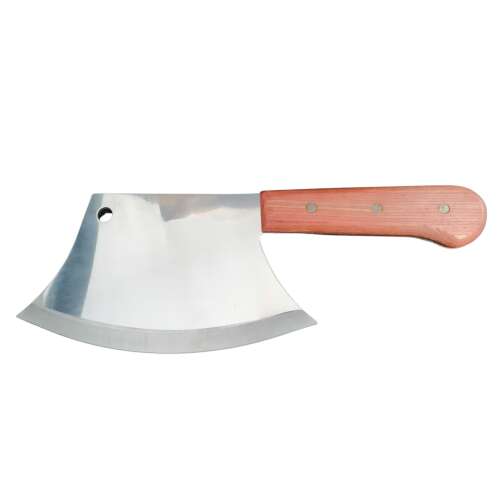 IdeallStore® 36cm stainless steel cleaver with wooden handle