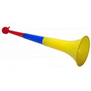 SC NAMARA CONCEPT vuvuzela, 60 cm, roșu, albastru, galben, corn de suporter de fotbal - Accesorii pentru fanii fotbalului
