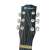 IdeallStore® acoustic guitar headstock, black