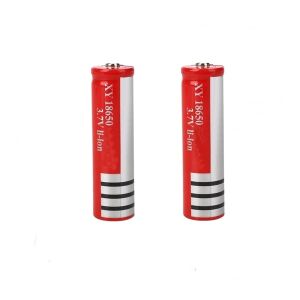 2 pcs IdeallStore® Battery Set, GH 18650, 6800 mAh, 3.7 V, Li-ion, red 137913729 - Battery
