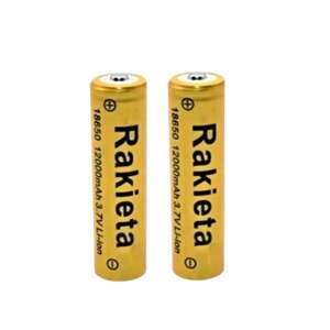 2 x 18650 Li-Ion Battery Set, IdeallStore®, 3.7V 12000mAh 103154221 - Battery