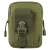 IdeallStore® Trooper Reach tactical belt bag, green, 1L capacity, for phone, wallet, and other essentials, front view
