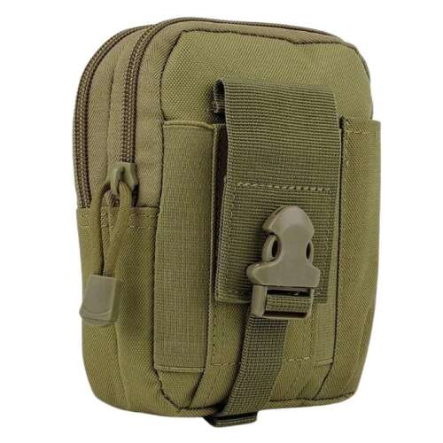 IdeallStore® Military Tactical Pouch, Trooper Reach, Polyester, 1 l capacity, 18 cm, Green