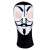 IdeallStore® Vendetta Assault balaclava, black, unisex, one size, cotton, with eye holes and printed design