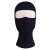 IdeallStore® unisex black balaclava, Adventure Starter, cotton, one size fits all, front view