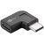 Adapter GOOBAY USB 3.1 C/M - USB 3.1 C/F "L" shaped 103165140