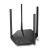 Angled view of black Mercusys MR60X AX1500 Wi-Fi 6 Router